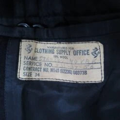 VINTAGE USN US NAVY PEACOAT 1960'S CLOTHING SUPPLY OFFICE SIZE 34 STENCILED(1960s Us Navy Peacoat Clothing Supply Office 34 Stenciled) -Rare Gear USA Shop pea tag