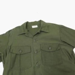 VINTAGE US ARMY UTILITY SHIRT P64 1973 DEADSTOCK SIZE 16 1/2 X 36(Us Army 1973 Vietnam Shirt Utility) -Rare Gear USA Shop plain zoom
