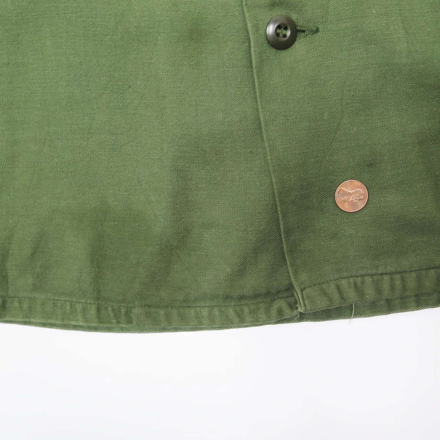 VINTAGE USN US NAVY UTILITY SHIRT P-64 P64 1970 VIETNAM WAR SEABEES STAMPED(Usn Us Navy 1968 Vietnam Shirt Utility Seabees Stamped) 6 VINTAGE USN US NAVY UTILITY SHIRT P-64 P64 1970 VIETNAM WAR SEABEES STAMPED(Usn Us Navy 1968 Vietnam Shirt Utility Seabees Stamped) - Image 6