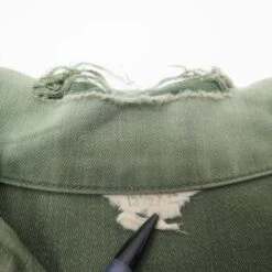 US ARMY UTILITY SHIRT P-64 P64 1970'S 3RD INFANTRY DIVISION 1ST SERGEANT COMBAT INFANTRYMAN BADGE SIZE 15 1/2 X 35(Us Army 1970s Vietnam Shirt Utility 3rd Infantry Division 1st Sergeant Combat Infantry) -Rare Gear USA Shop serg tag