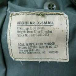 US ARMY M-1965 M65 FIELD JACKET 1968 VIETNAM WAR SIZE XS XSMALL REGULAR(Us Army M65 M 65 1968 Vietnam Field Jacket Xs Extra Small Regular Alpha) 11 US ARMY M-1965 M65 FIELD JACKET 1968 VIETNAM WAR SIZE XS XSMALL REGULAR(Us Army M65 M 65 1968 Vietnam Field Jacket Xs Extra Small Regular Alpha) -Rare Gear USA Shop sm tag2