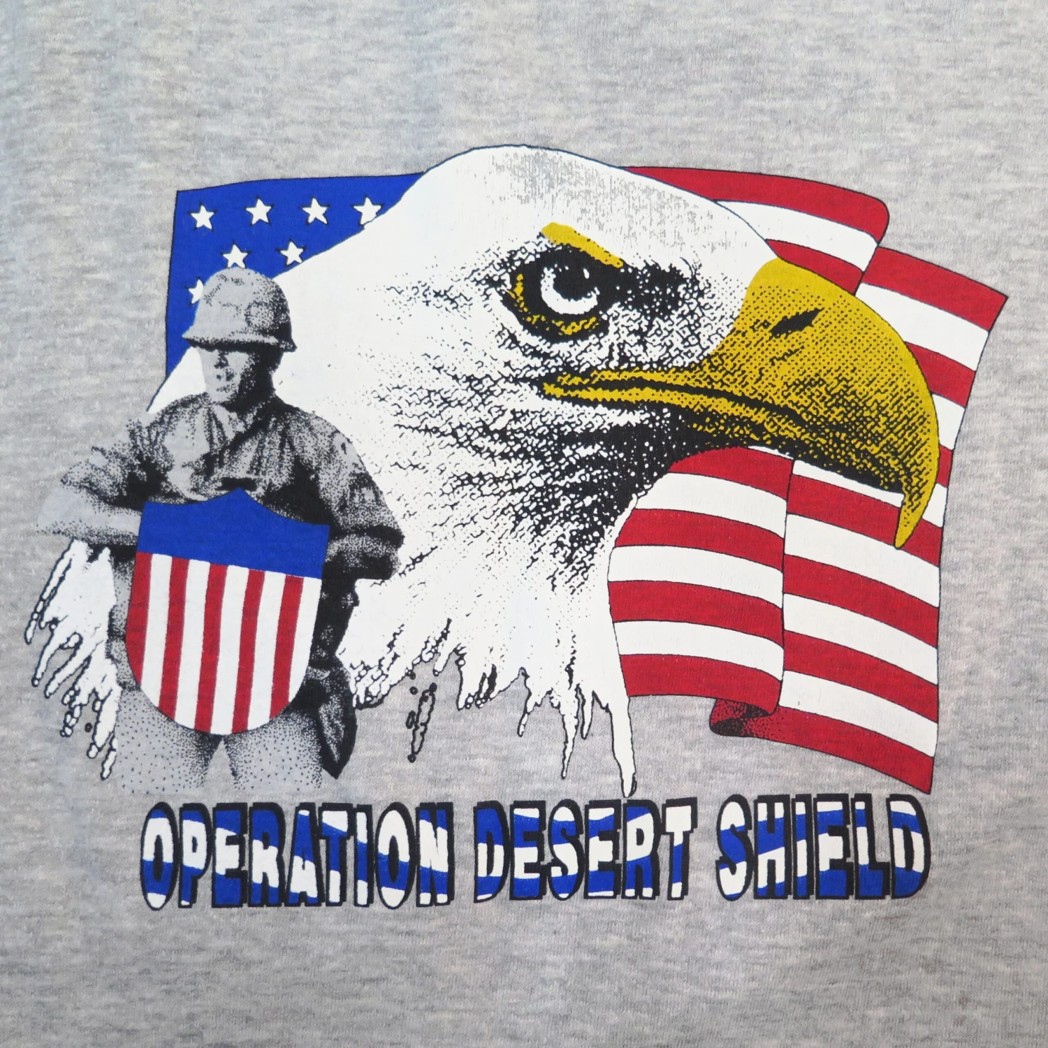 VINTAGE OPERATION DESERT SHIELD 1990'S SWEATSHIRT SIZE LARGE(Product 2) 2 VINTAGE OPERATION DESERT SHIELD 1990'S SWEATSHIRT SIZE LARGE(Product 2) - Image 2