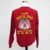 USMC US MARINE CORPS 'CAMP DEVIL DOG' 1990 SWEATSHIRT SIZE LARGE(Product 3)