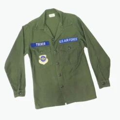 USAF US AIR FORCE UTILITY SHIRT P-64 P64 1975 VIETNAM WAR MILITARY AIRLIFT COMMAND PATCHSIZE 14 1/2 X 31(Usaf Us Air Force 1975 Vietnam Shirt Utility Military Airlift Command) 9 USAF US AIR FORCE UTILITY SHIRT P-64 P64 1975 VIETNAM WAR MILITARY AIRLIFT COMMAND PATCHSIZE 14 1/2 X 31(Usaf Us Air Force 1975 Vietnam Shirt Utility Military Airlift Command) -Rare Gear USA Shop tac open