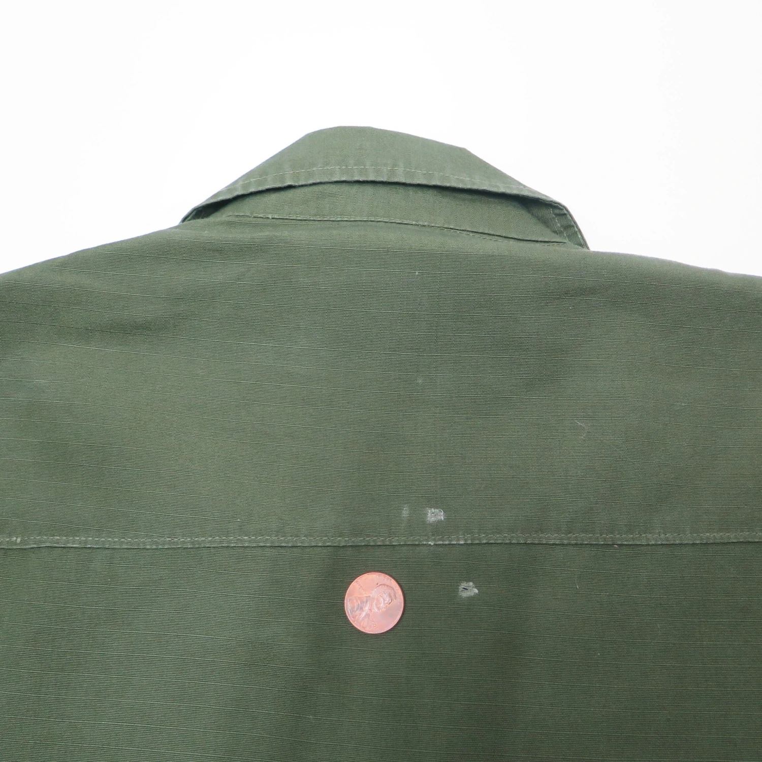 US ARMY TROPICAL COMBAT JACKET 5TH PATTERN RIPSTOP 1968 VIETNAM WAR LARGE SHORT 1ST INFANTRY DIVISION(Vietnam Tropical Combat Jacket Ripstop 1968 Large Short 1st Infantry Division) 8 US ARMY TROPICAL COMBAT JACKET 5TH PATTERN RIPSTOP 1968 VIETNAM WAR LARGE SHORT 1ST INFANTRY DIVISION(Vietnam Tropical Combat Jacket Ripstop 1968 Large Short 1st Infantry Division) - Image 8