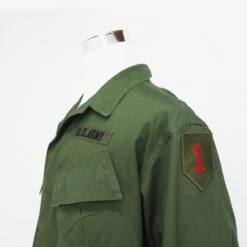 US ARMY TROPICAL COMBAT JACKET 5TH PATTERN RIPSTOP 1968 VIETNAM WAR LARGE SHORT 1ST INFANTRY DIVISION(Vietnam Tropical Combat Jacket Ripstop 1968 Large Short 1st Infantry Division) 11 US ARMY TROPICAL COMBAT JACKET 5TH PATTERN RIPSTOP 1968 VIETNAM WAR LARGE SHORT 1ST INFANTRY DIVISION(Vietnam Tropical Combat Jacket Ripstop 1968 Large Short 1st Infantry Division) -Rare Gear USA Shop uar patch