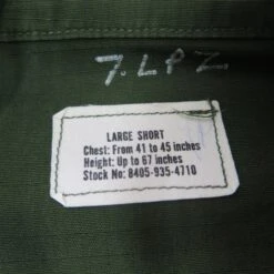 US ARMY TROPICAL COMBAT JACKET 5TH PATTERN RIPSTOP 1968 VIETNAM WAR LARGE SHORT 1ST INFANTRY DIVISION(Vietnam Tropical Combat Jacket Ripstop 1968 Large Short 1st Infantry Division) 13 US ARMY TROPICAL COMBAT JACKET 5TH PATTERN RIPSTOP 1968 VIETNAM WAR LARGE SHORT 1ST INFANTRY DIVISION(Vietnam Tropical Combat Jacket Ripstop 1968 Large Short 1st Infantry Division) -Rare Gear USA Shop uar tag1
