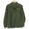 US ARMY UTILITY SHIRT P-58 P58 1960 VIETNAM WAR SPECIALIST E4 PATCH SIZE SMALL(Us Army Vietnam Shirt Sateen 1960 Small Specialist)