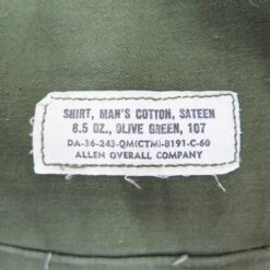 US ARMY UTILITY SHIRT P-58 P58 1960 VIETNAM WAR SPECIALIST E4 PATCH SIZE SMALL(Us Army Vietnam Shirt Sateen 1960 Small Specialist) 12 US ARMY UTILITY SHIRT P-58 P58 1960 VIETNAM WAR SPECIALIST E4 PATCH SIZE SMALL(Us Army Vietnam Shirt Sateen 1960 Small Specialist) -Rare Gear USA Shop usm tag