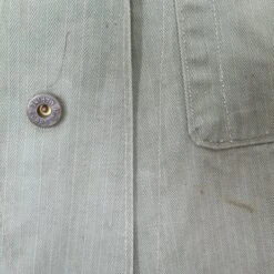 USMC US MARINE CORPS UTILITY SHIRT HBT HERRINGBONE TWILL 1940's WW2 USMC STENCIL SIZE MEDIUM(Ww2 Usmc Herringbone Stencil Shirt 1940s) 10 USMC US MARINE CORPS UTILITY SHIRT HBT HERRINGBONE TWILL 1940's WW2 USMC STENCIL SIZE MEDIUM(Ww2 Usmc Herringbone Stencil Shirt 1940s) -Rare Gear USA Shop usmc button