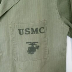 USMC US MARINE CORPS UTILITY SHIRT HBT HERRINGBONE TWILL 1940's WW2 USMC STENCIL SIZE MEDIUM(Ww2 Usmc Herringbone Stencil Shirt 1940s) 8 USMC US MARINE CORPS UTILITY SHIRT HBT HERRINGBONE TWILL 1940's WW2 USMC STENCIL SIZE MEDIUM(Ww2 Usmc Herringbone Stencil Shirt 1940s) -Rare Gear USA Shop usmc stamp
