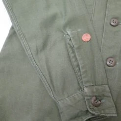 VINTAGE US ARMY UTILITY SHIRT P64 1960S US ARMY ARMOR SCHOOL RANK SPECIALIST E-4(Us Army 1960s Vietnam Shirt Utility 3rd Armored Division Specialist) -Rare Gear USA Shop waz rip