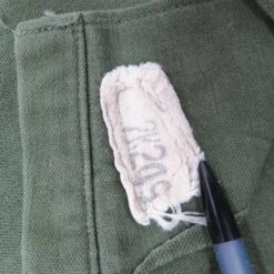 VINTAGE US ARMY UTILITY SHIRT P64 1960S US ARMY ARMOR SCHOOL RANK SPECIALIST E-4(Us Army 1960s Vietnam Shirt Utility 3rd Armored Division Specialist) -Rare Gear USA Shop waz tag