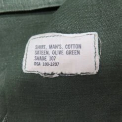 VINTAGE US ARMY UTILITY SHIRT P64 1960S VIETNAM WAR PATCHES SIZE 14 1/2 X 33(Us Army 1960s Vietnam Shirt Utility 137th Infantry Regiment Sergeant First Class 69th Infantry Brigade Patched) -Rare Gear USA Shop wil tag2